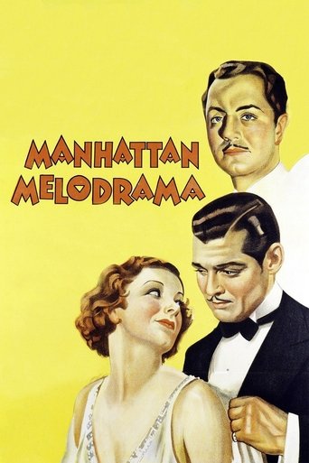Manhattan Melodrama (1934) (Blu-Ray) Poster
