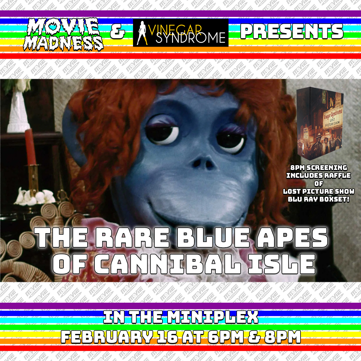 Vinegar Syndrome Presents – THE RARE BLUE APES OF CANNIBAL ISLE