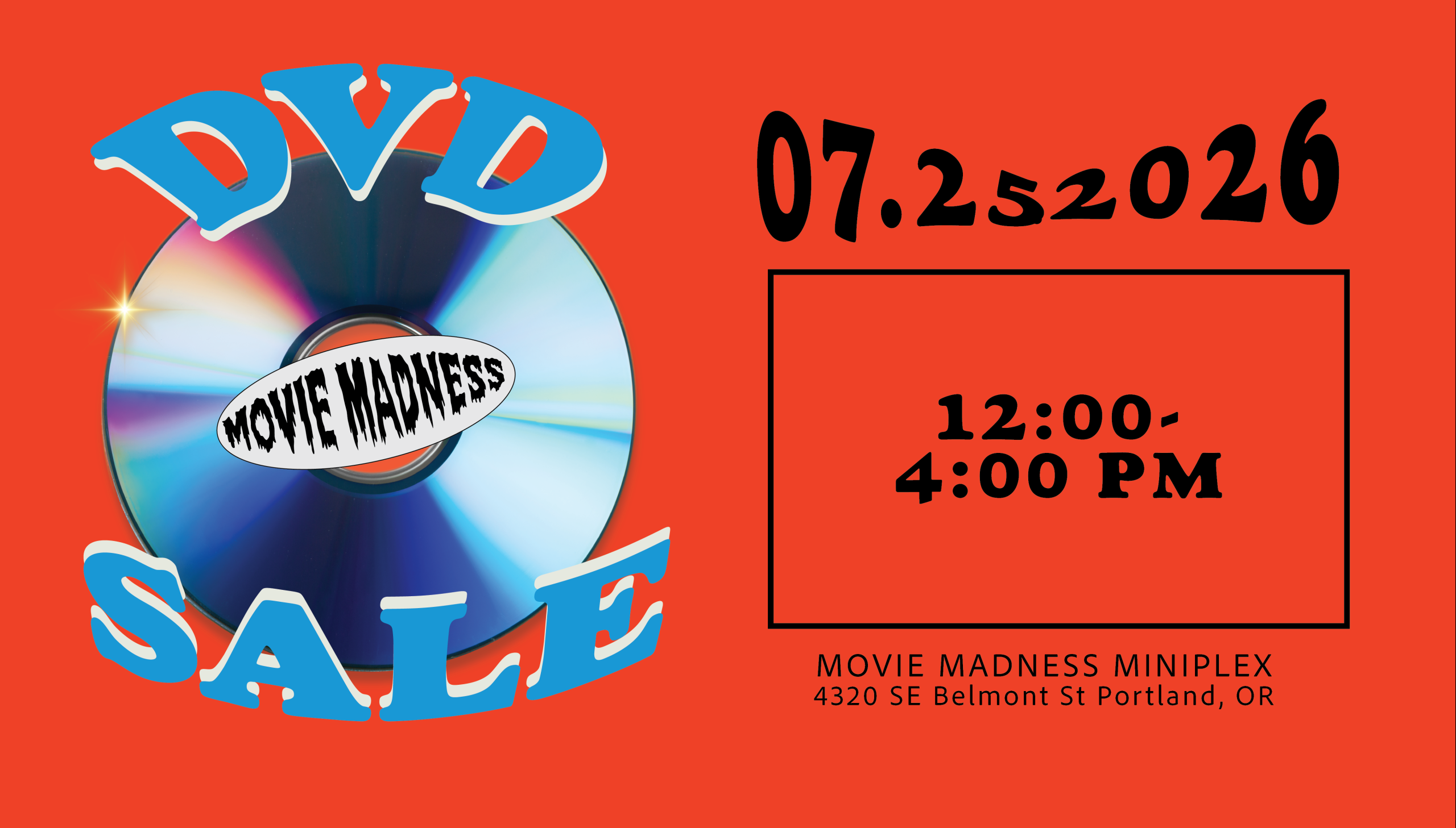 DVD SALE - Movie Madness